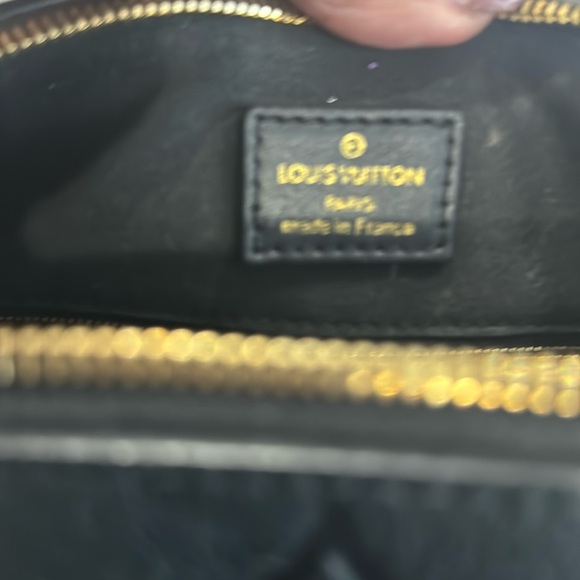 Black Satchel with Gold Accents - Picture 4 of 6